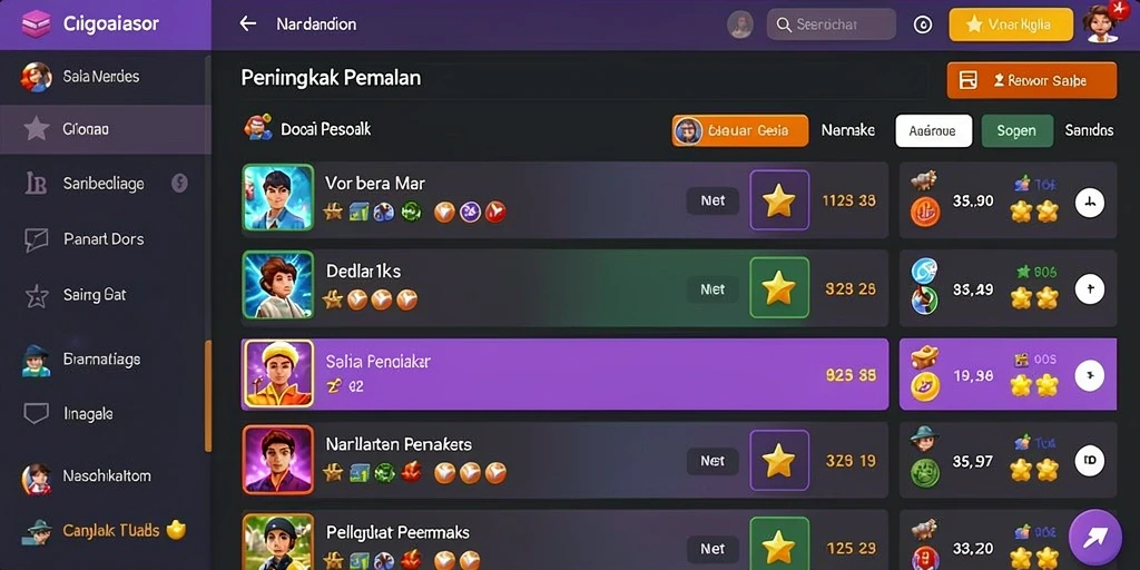 Fitur interaktif yang membuat permainan lebih menarik.