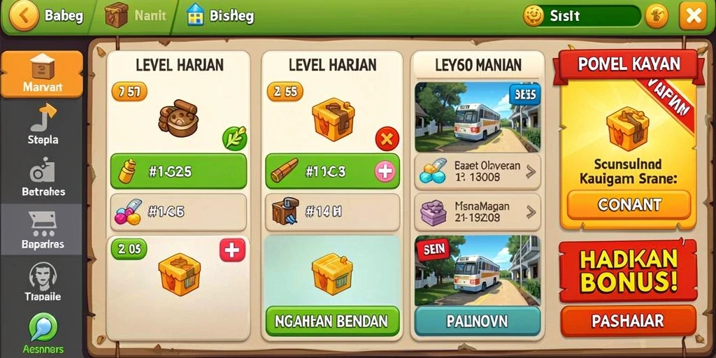 Gambar karakter utama dengan efek visual menakjubkan.
