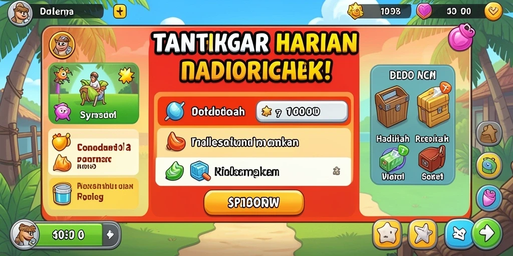 Tangkapan layar menggambarkan level menantang yang dikemas dengan grafis menarik.
