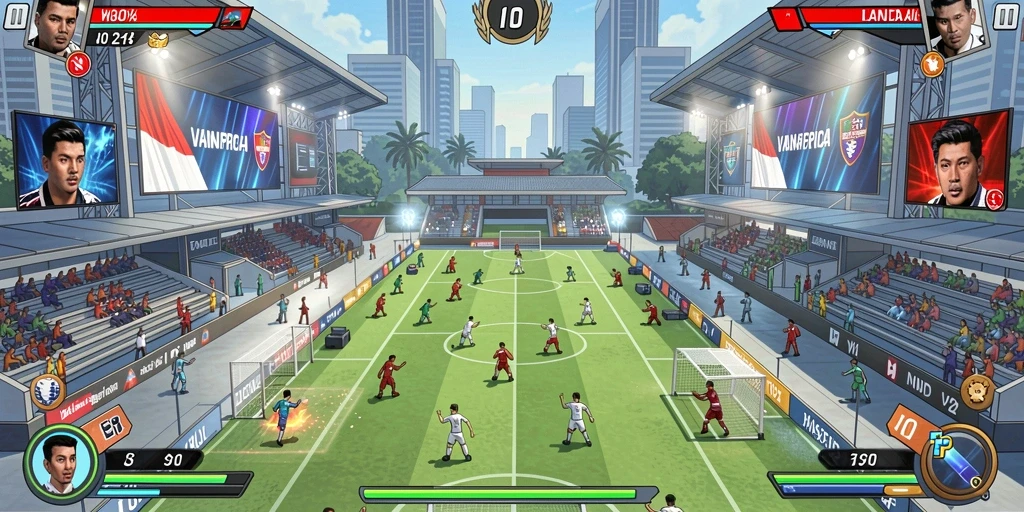 Gambar menunjukkan momen seru saat bermain multiplayer.