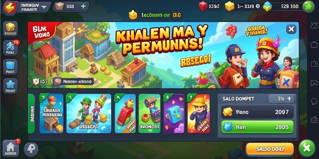 Grafis yang cerah dan penuh warna untuk pengalaman lebih baik.