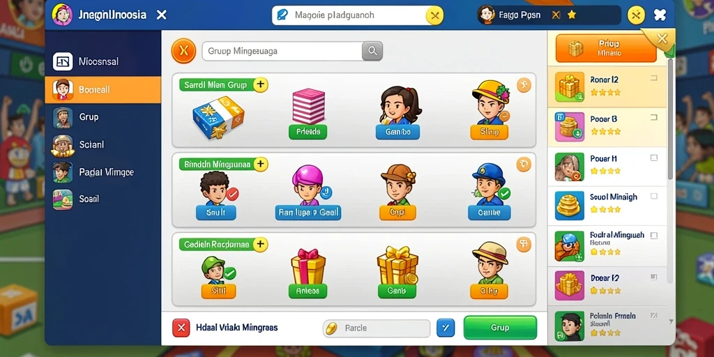 Aksi seru dalam permainan dengan grafis berkualitas tinggi.